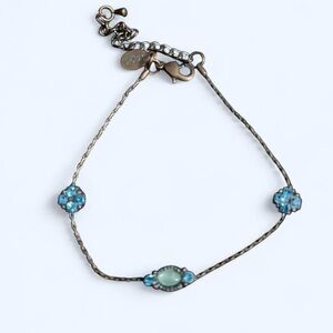 Park Lane Blue and Gold Bracelet